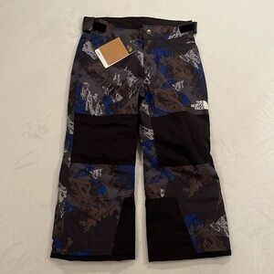 NWT The North Face B Free insulated pants TNFBLKMTNT print size xs (6)